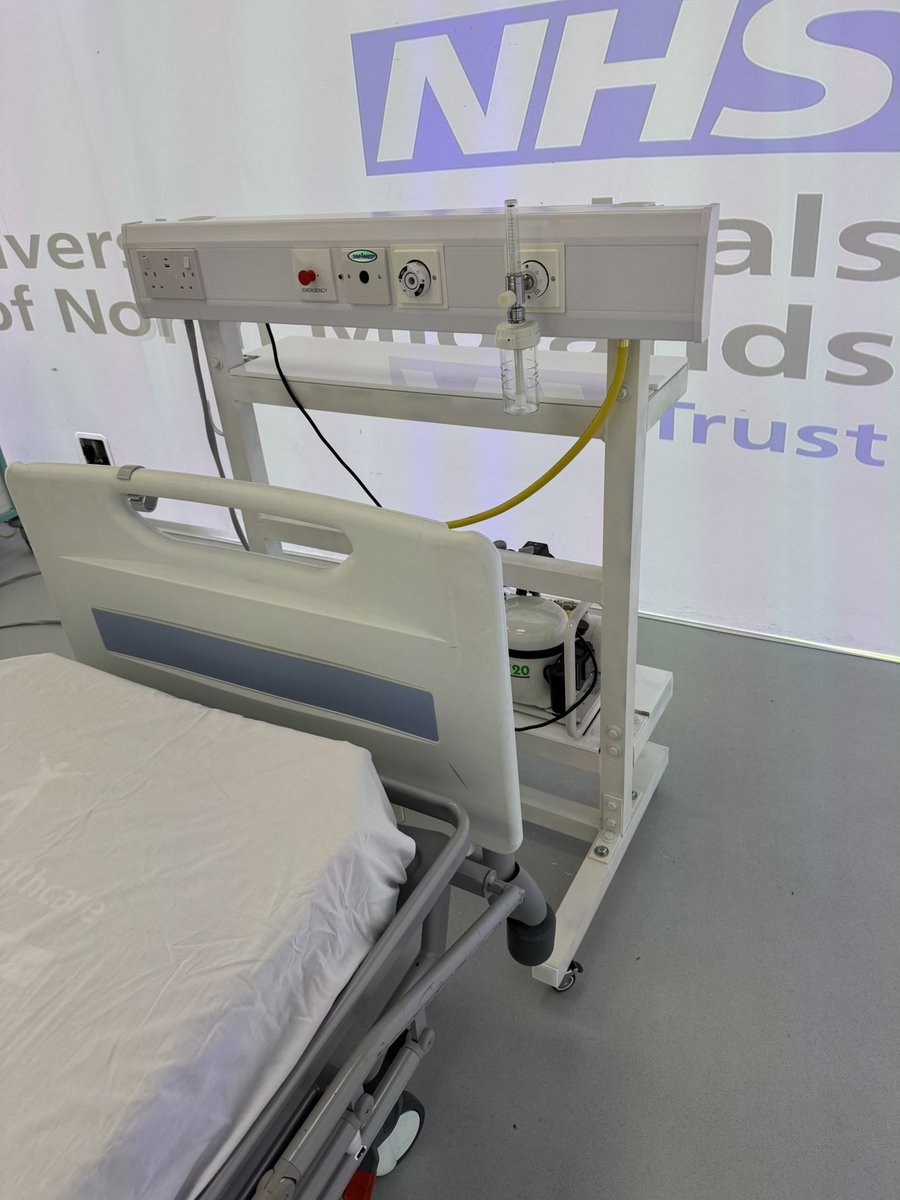 The virtual headboard facilitates the use of gases within your immersive scene. Seen here as part of the Extended Reality Lab and powered by the Connected Simulation Network #CSN it provides an integrated call button which works within the ERL audio system, remotely controlled O2