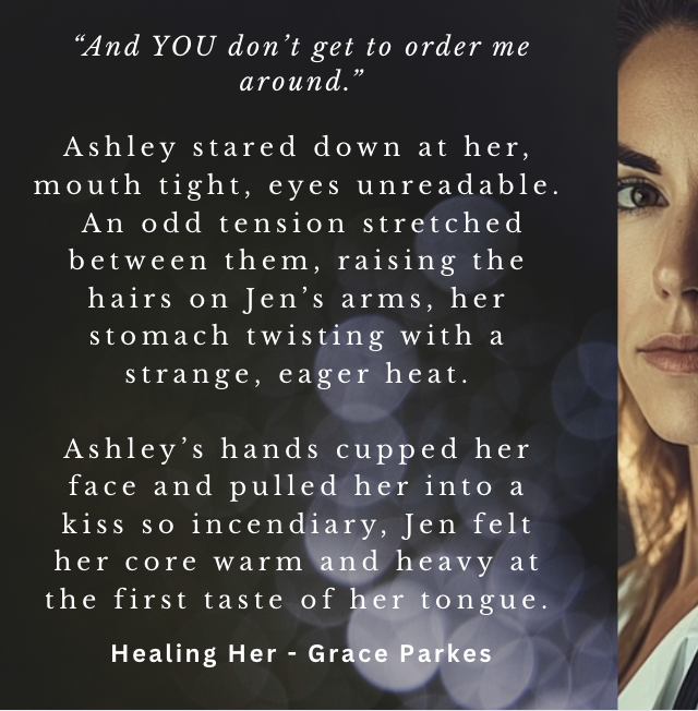 Healing Her by Grace Parkes. Out now. mybook.to/Pulse2 #lesfic #sapphicbooks