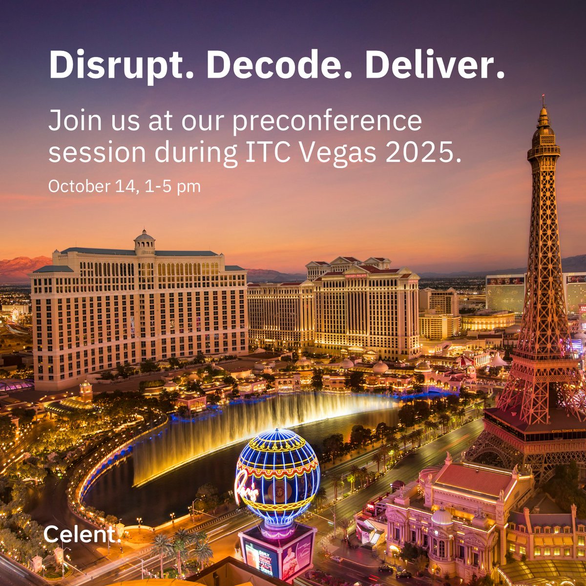 Celent (@celent_research) on Twitter photo Attending <a href="/insuretechnow/">InsureTechConnect</a> Vegas? Kick off the week with our free preconference session:
Disrupt, Decode, Deliver
📅 Oct 14 | 1–5PM
Discover #GenAI insights, real-world case studies & #CX strategies that drive change. Learn more: f.mtr.cool/rwjjaycrck Attending <a href="/insuretechnow/">InsureTechConnect</a> Vegas? Kick off the week with our free preconference session:
Disrupt, Decode, Deliver
📅 Oct 14 | 1–5PM
Discover #GenAI insights, real-world case studies & #CX strategies that drive change. Learn more: f.mtr.cool/rwjjaycrck