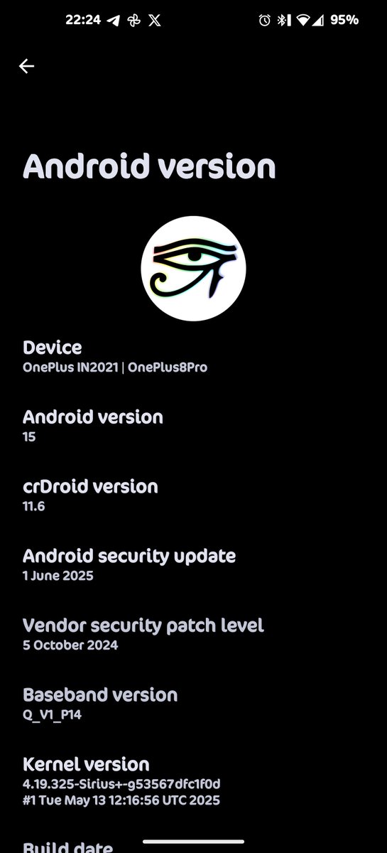 Siva_Bharani's tweet image. Good night friends 🌉 
#OnePlus8Pro turns wow with #Android15 #CRDroid 
It is crazy smooth and cool
Will share how good the device looks tomorrow morning 🌄 
Sweet dreams 😴