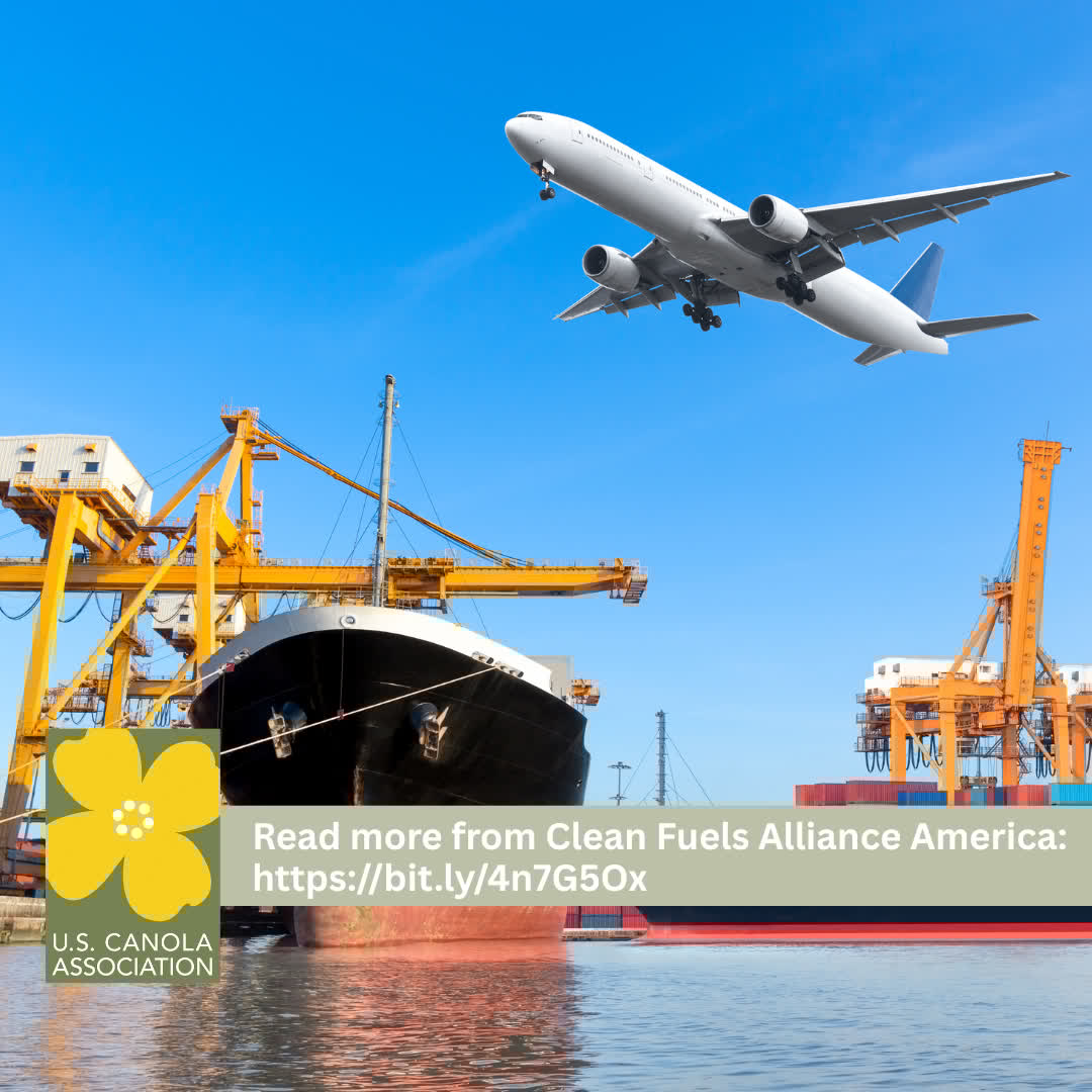 U.S. Canola Association (@uscanola) on Twitter photo Hard-to-decarbonize sectors like aviation, shipping & heavy transport can't wait decades.
โ
Clean biofuels are ready now
โ
Work in today's engines
โ
Cutting emissions today
Via <a href="/CleanFuelsAA/">Clean Fuels Alliance America</a>: bit.ly/4n7G5Ox Hard-to-decarbonize sectors like aviation, shipping & heavy transport can't wait decades.
โ
Clean biofuels are ready now
โ
Work in today's engines
โ
Cutting emissions today
Via <a href="/CleanFuelsAA/">Clean Fuels Alliance America</a>: bit.ly/4n7G5Ox