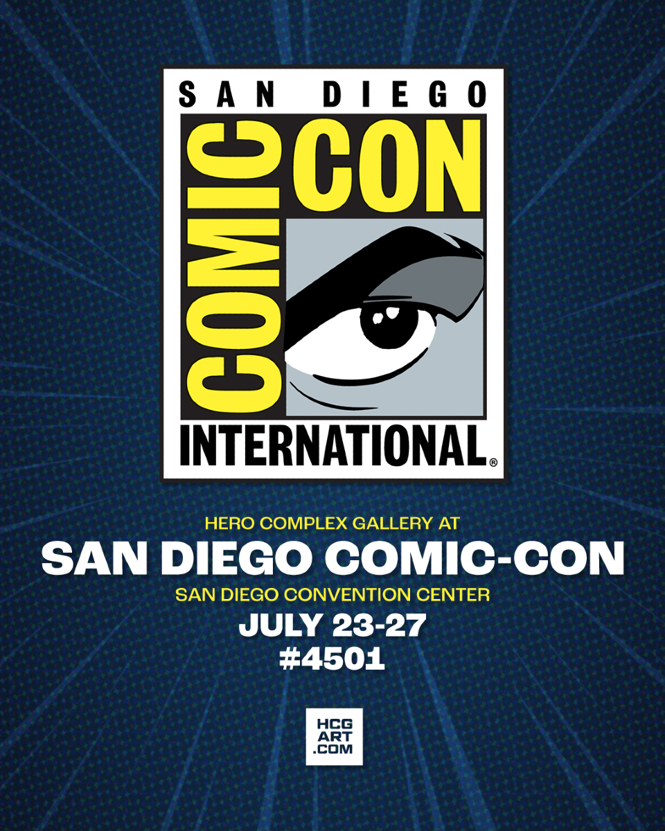 HeroComplexArt's tweet image. We'll be returning to San Diego Comic-Con booth 4501 with new exclusive releases, archive prints and flat file finds! See ya there!