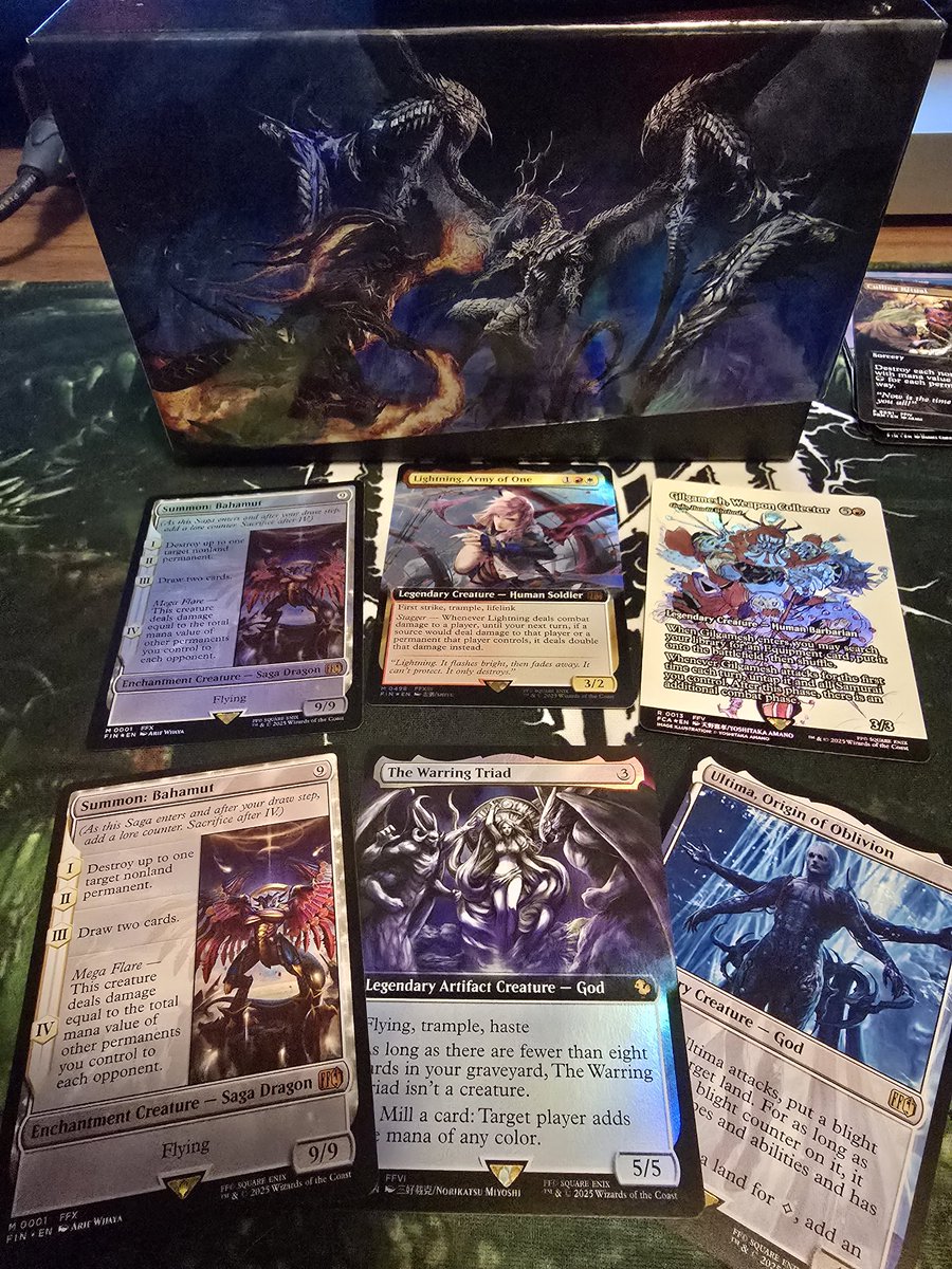 Shoutout to Check Point Gaming for this seriously killer care package!! MTG Final Fantasy has been a blast and these bundles have been impossible to find. Thanks so much!
New decks coming soon 😈