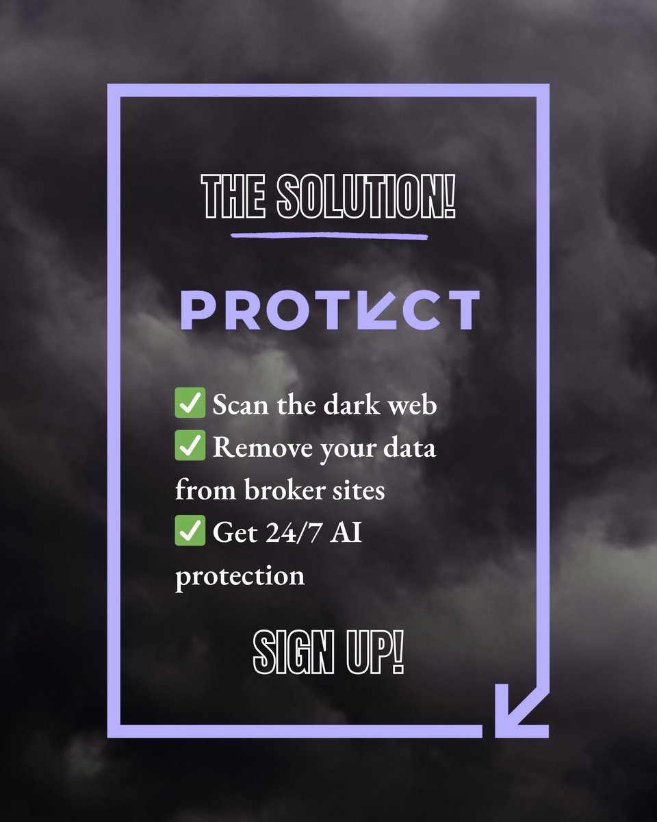 ReklaimYours's tweet image. The truth: Your personal info is floating around online.
🔐 But Reklaim Protect helps you remove it.
✅ From people-finder sites
✅ From broker databases
✅ And alerts you if it ends up on the dark web
📲 Take control today. Link in bio.
#DataPrivacy #ReklaimProtect #DarkWebScan