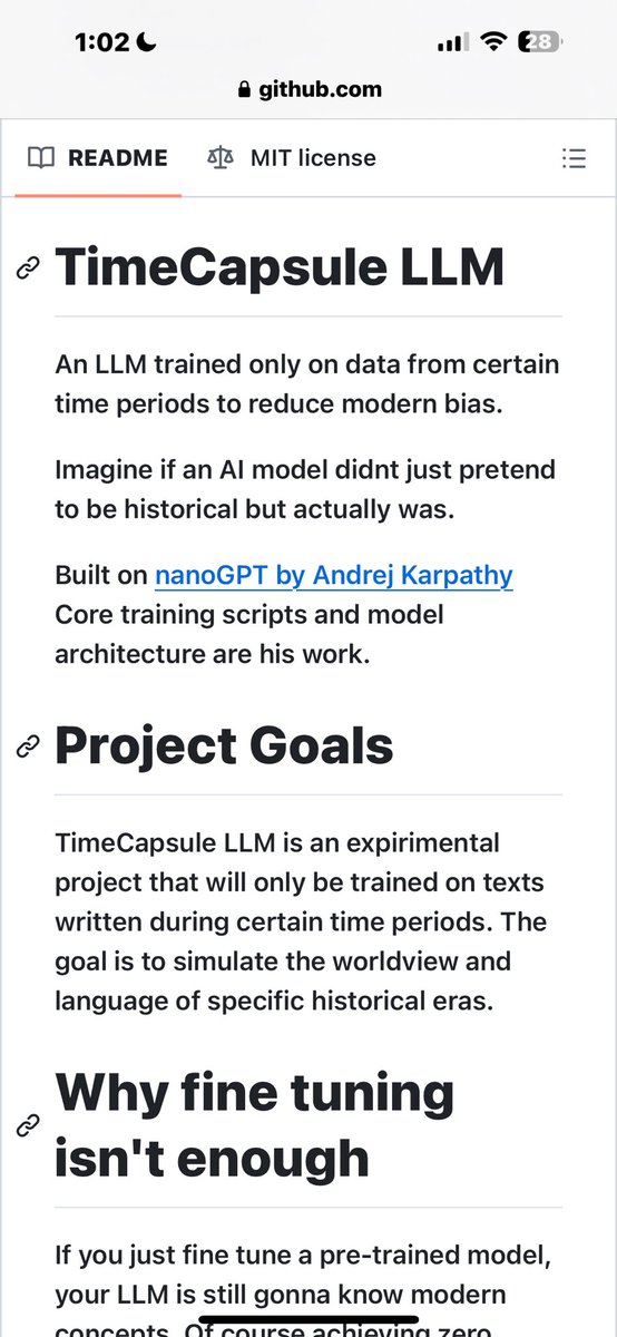 drq_ai's tweet image. Funny🤣
How about training AI to look like 200 years ago?

Seeing a particularly interesting project, the author used books published in 1800-1850 to train for #nanoGPT, hoping to get various interesting results.
