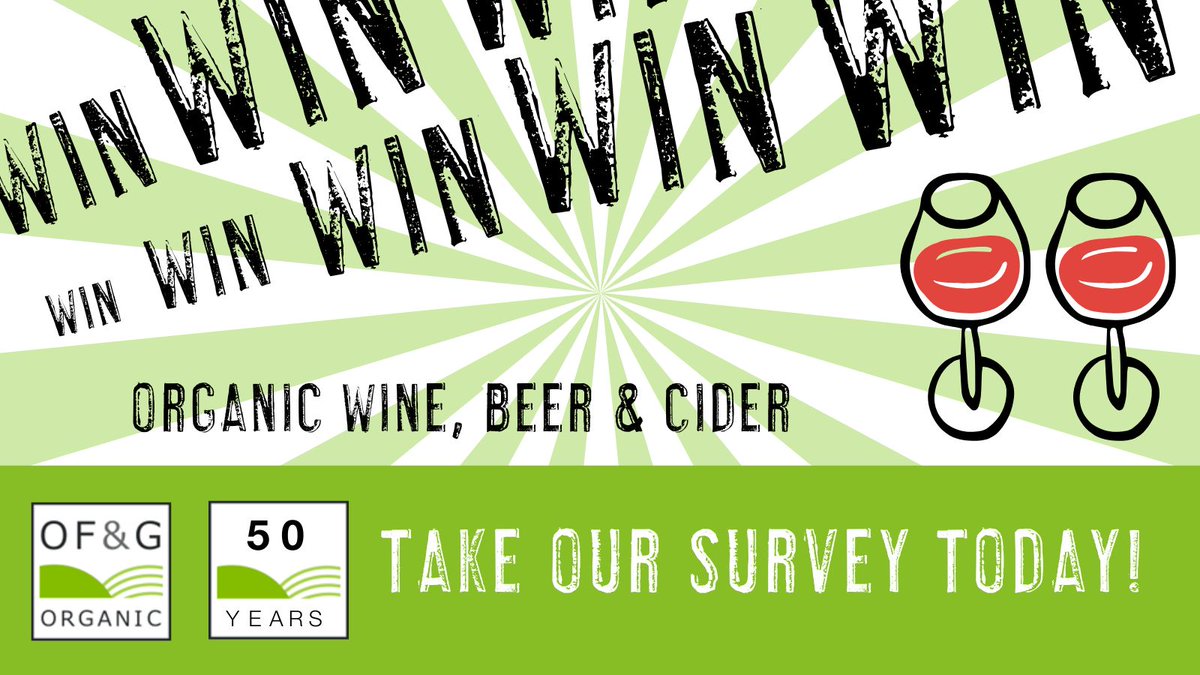 There’s still time to take part in our 50th anniversary survey.
Entries close on 31st July so you could still be in with a chance of winning an organic hamper. Simply share your views with us… surveymonkey.com/r/OFGsurvey50
#FarmingForTheFuture #OFG50Years