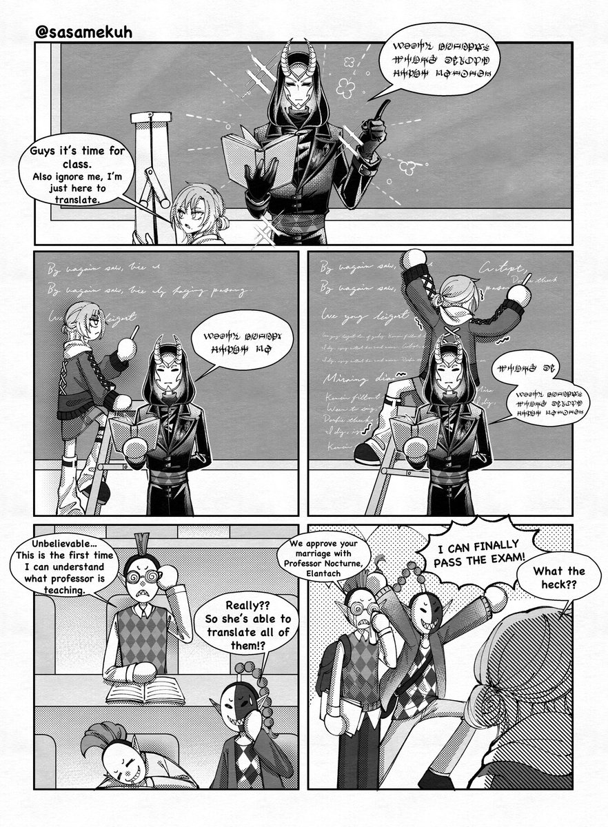 【Modern AU】Even the Harlequin students approve their marriage🤣
#nocturneofoblivion #roguetrader #rogue_trader #rogue_artist #wh40k #warhammer40k #WarhammerArt