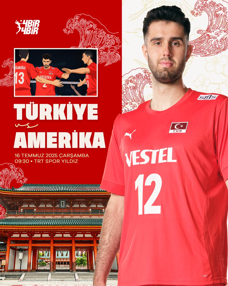 🥳 𝗙𝗜̇𝗟𝗘𝗡𝗜̇𝗡 𝗘𝗙𝗘𝗟𝗘𝗥𝗜̇ 𝗠𝗜̇𝗟𝗟𝗘𝗧𝗟𝗘𝗥 𝗟𝗜̇𝗚𝗜̇'𝗡𝗗𝗘 𝗨̈𝗖̧𝗨̈𝗡𝗖𝗨̈ 𝗛𝗔𝗙𝗧𝗔𝗬𝗔 𝗕𝗔𝗦̧𝗟𝗜𝗬𝗢𝗥! 

🗓️ 16 Temmuz Çarşamba
🇹🇷 Türkiye - ABD 🇺🇸
🕤 09.30
📺 TRT Spor Yıldız