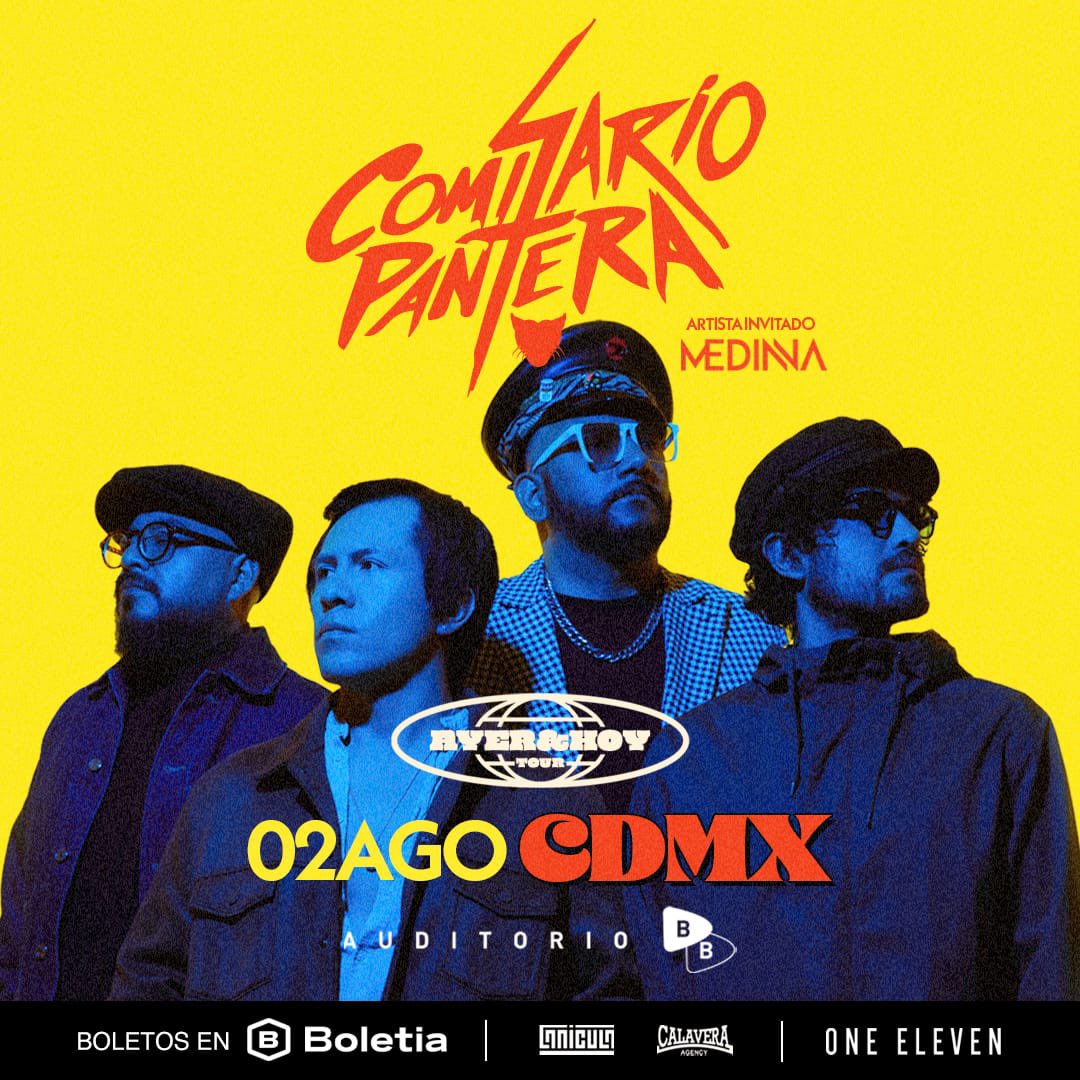 Setlistmx (@setlistmx) on Twitter photo #Conciertos // La gira nacional “Ayer y Hoy” de <a href="/comisaurio/">Comisario Pantera</a> ya tiene fechas confirmadas estará tocando en el Auditorio BB de la CDMX. 🤠⚡️
🎟️Los boletos ya están a la venta a través de Boletia.
¿Qué canción quieren escuchar en vivo esa noche? #Conciertos // La gira nacional “Ayer y Hoy” de <a href="/comisaurio/">Comisario Pantera</a> ya tiene fechas confirmadas estará tocando en el Auditorio BB de la CDMX. 🤠⚡️
🎟️Los boletos ya están a la venta a través de Boletia.
¿Qué canción quieren escuchar en vivo esa noche?