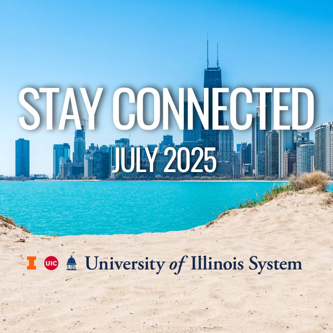 UofILSystem's tweet image. From a spotlight on our advocacy network to a comprehensive recap of the 2025 @sricongress, this month's Stay Connected loops you in on all the news systemwide. Subscribe for free below!
🏖️ Latest edition: ow.ly/CTGx50Wq3vr
📩 Subscribe here: ow.ly/JziM50Wq3vt