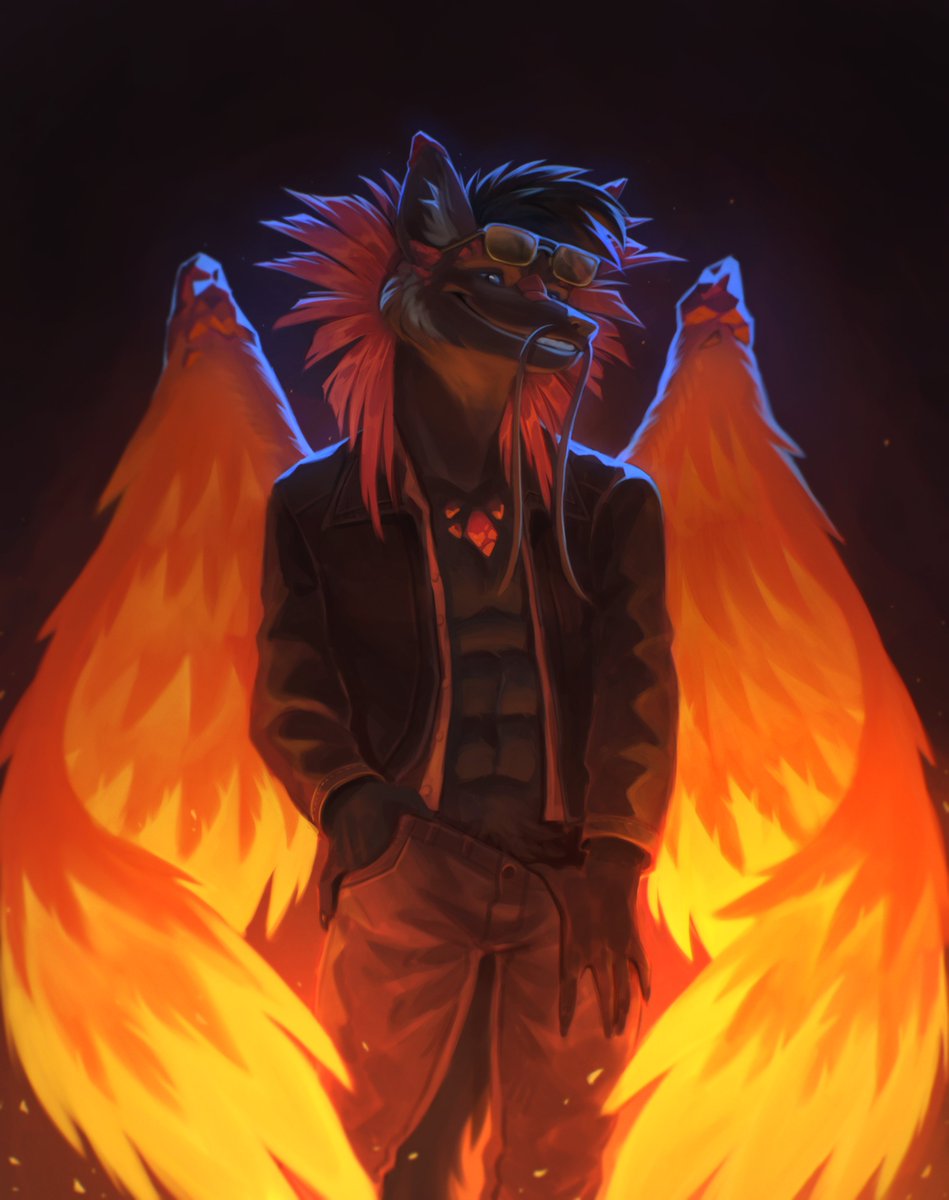 wao_art's tweet image. commission to @/FractisFox β¨