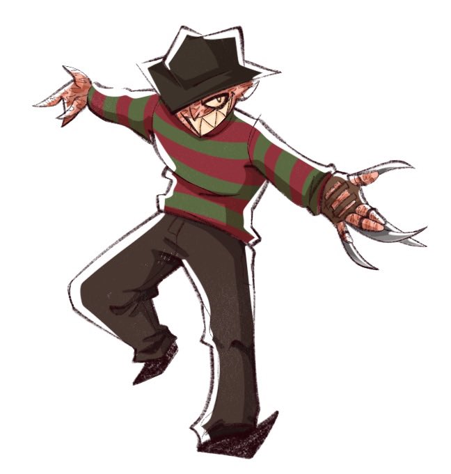 Requyem_'s tweet image. Oops I forgot to share this 

 #slashers #michaelmyers #candyman #freddykrueger #leatherface