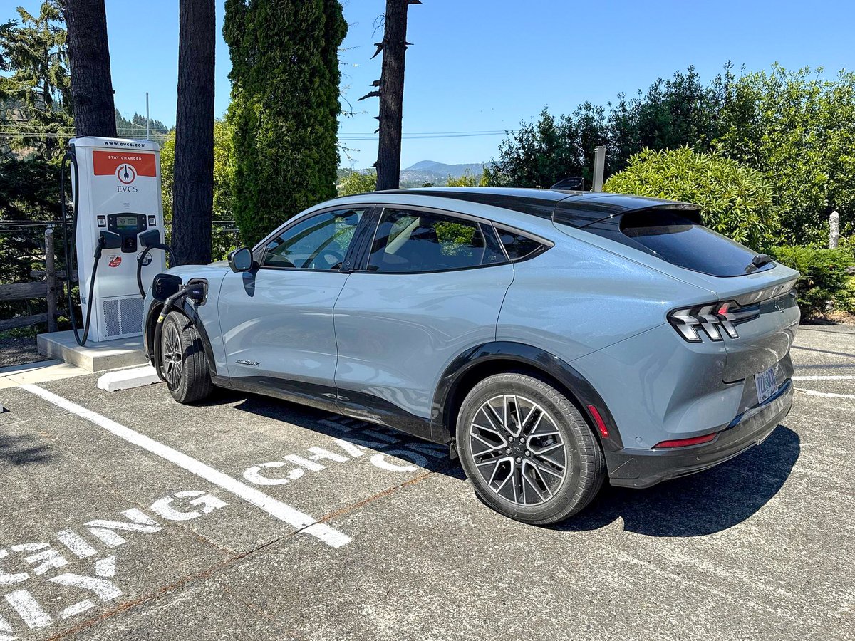 EVCSnetwork's tweet image. Nestled on the scenic southern Oregon coast, our DC Fast Chargers in Gold Beach offer the perfect mix of reliability and convenience. Whether you&apos;re road-tripping in a Mustang Mach-E or just passing through, EVCS has got you charged and ready for the journey ahead.