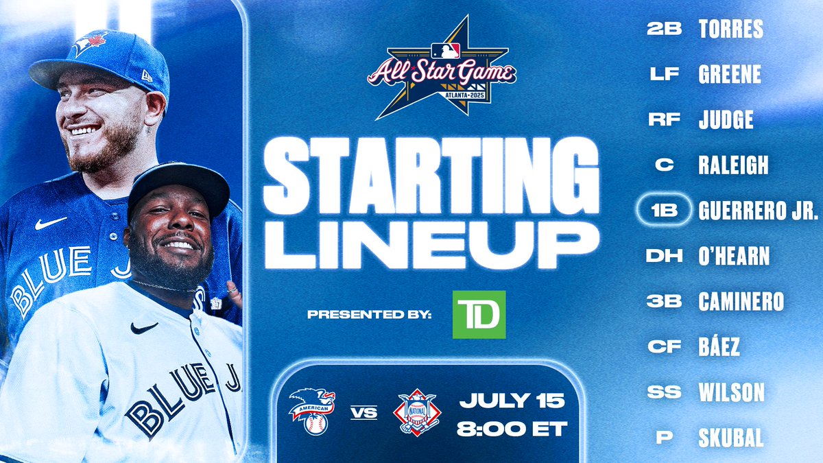 ⭐️ You Did This ⭐️

See Vladdy and Kirky in the #AllStarGame TONIGHT!