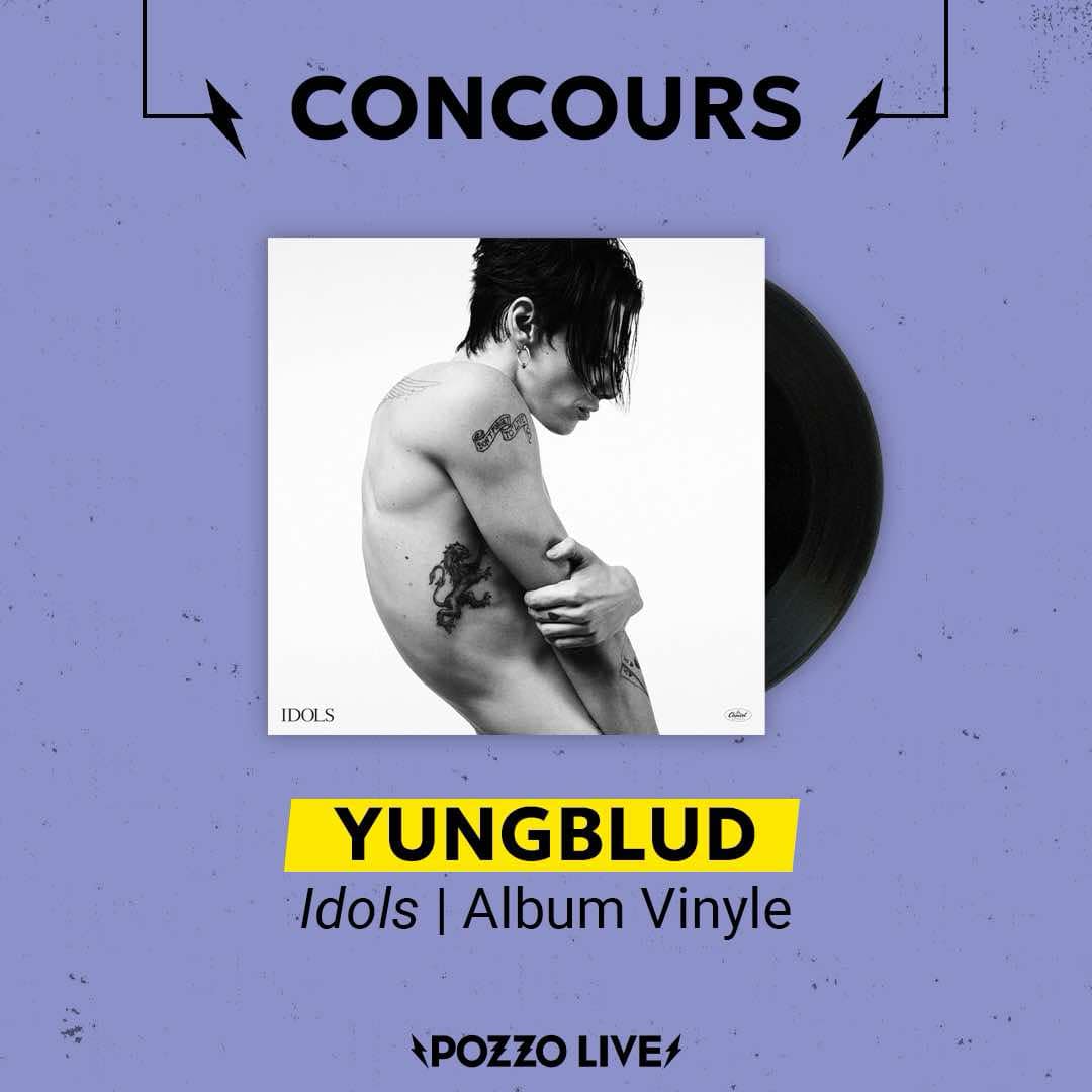 ⚡️ JEU CONCOURS ⚡️

Gagne ton exemplaire d'Idols, le nouvel album de <a href="/yungblud/">YUNGBLUD</a> 📀
Pour participer : 

⚡️ Follow <a href="/PozzoLive/">Pozzo Live ⚡️</a> 
⚡️ Retweet
⚡️ Complète le formulaire de participation : pozzo-live.com/jeux-concours/… 
🍀