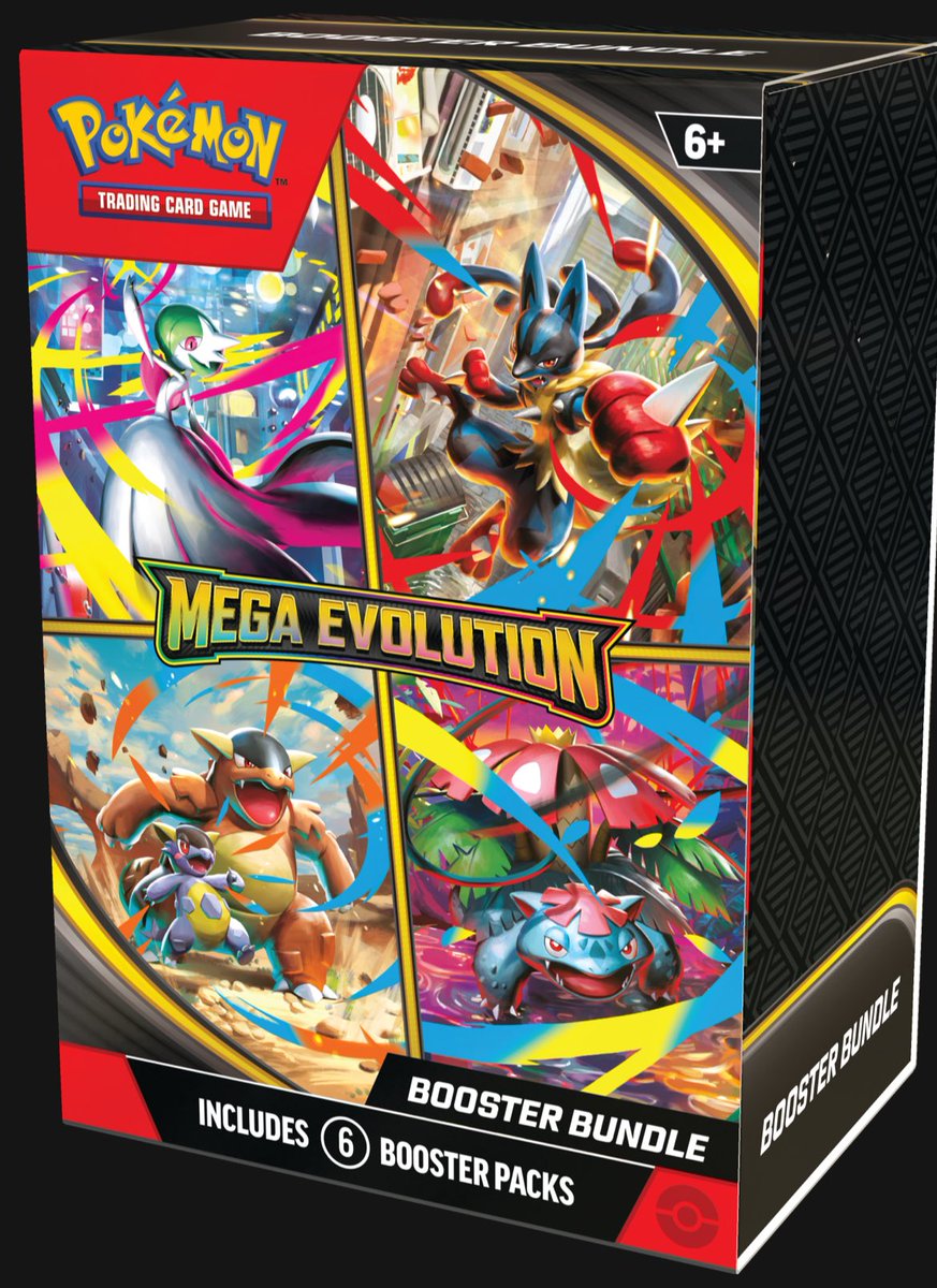 Mega Evolution Booster Box and Booster Bundle are also available at Pokemon Center‼️

- Booster Box: pokemoncenter.com/en-us/product/…

- Booster Bundle: pokemoncenter.com/en-us/product/…