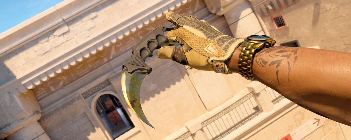 Svmmics's tweet image. Let me see those knife glove combos. I need some inspiration, who’s got the most unique one?
