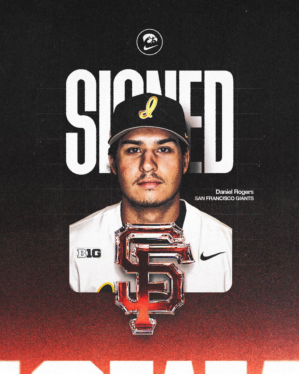 UIBaseball's tweet image. Heading West 🌉
Daniel Rogers has agreed to terms with the Giants pending a physical.
@Drogers240 x #Hawkeyes