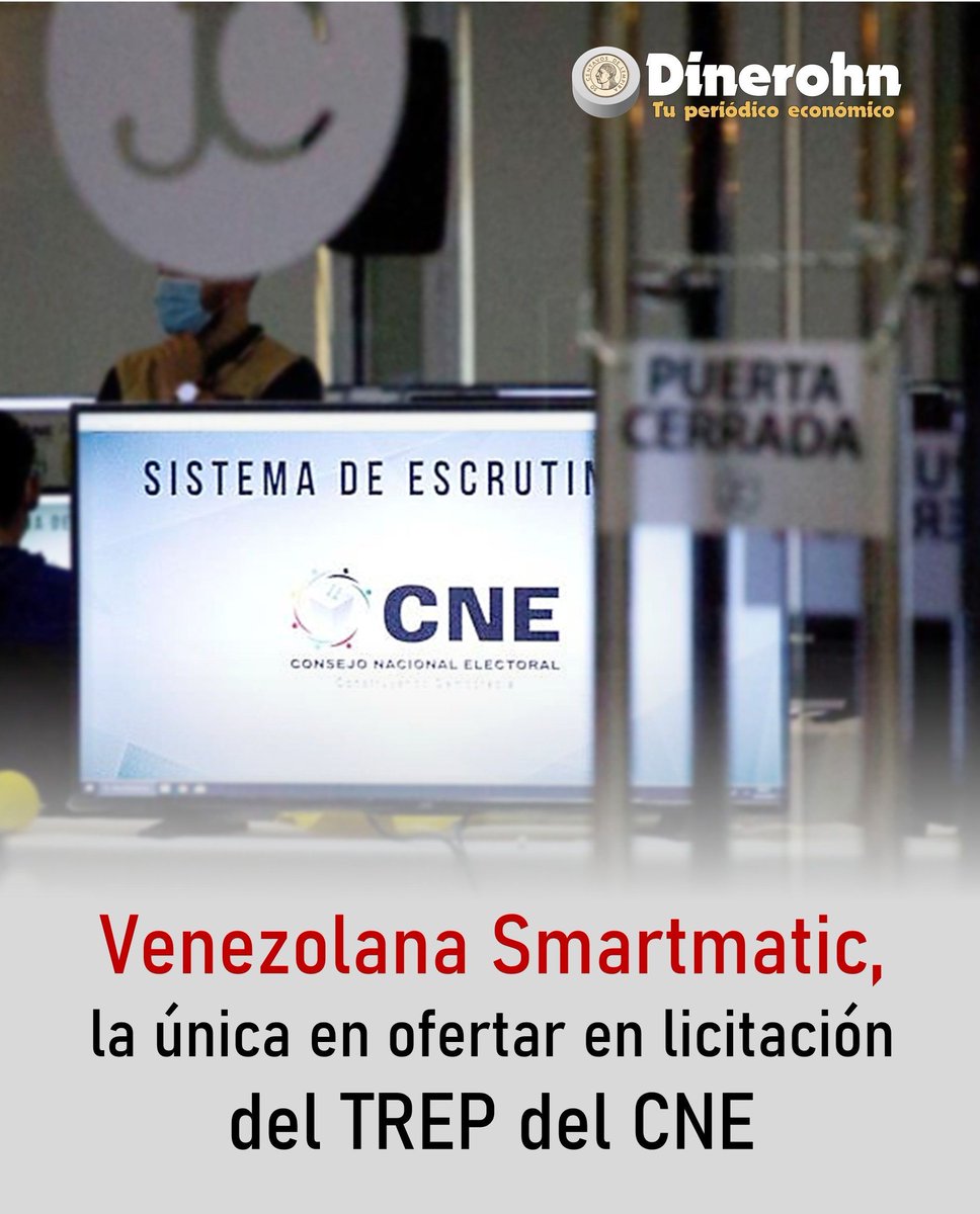 La empresa venezolana Smartmatic, presentó una oferta ante el Consejo Nacional Electoral (CNE) en el proceso de licitación para implementar el Sistema de Biometría Electoral para las elecciones generales de noviembre.

Leer más…  buff.ly/MTmZG7c