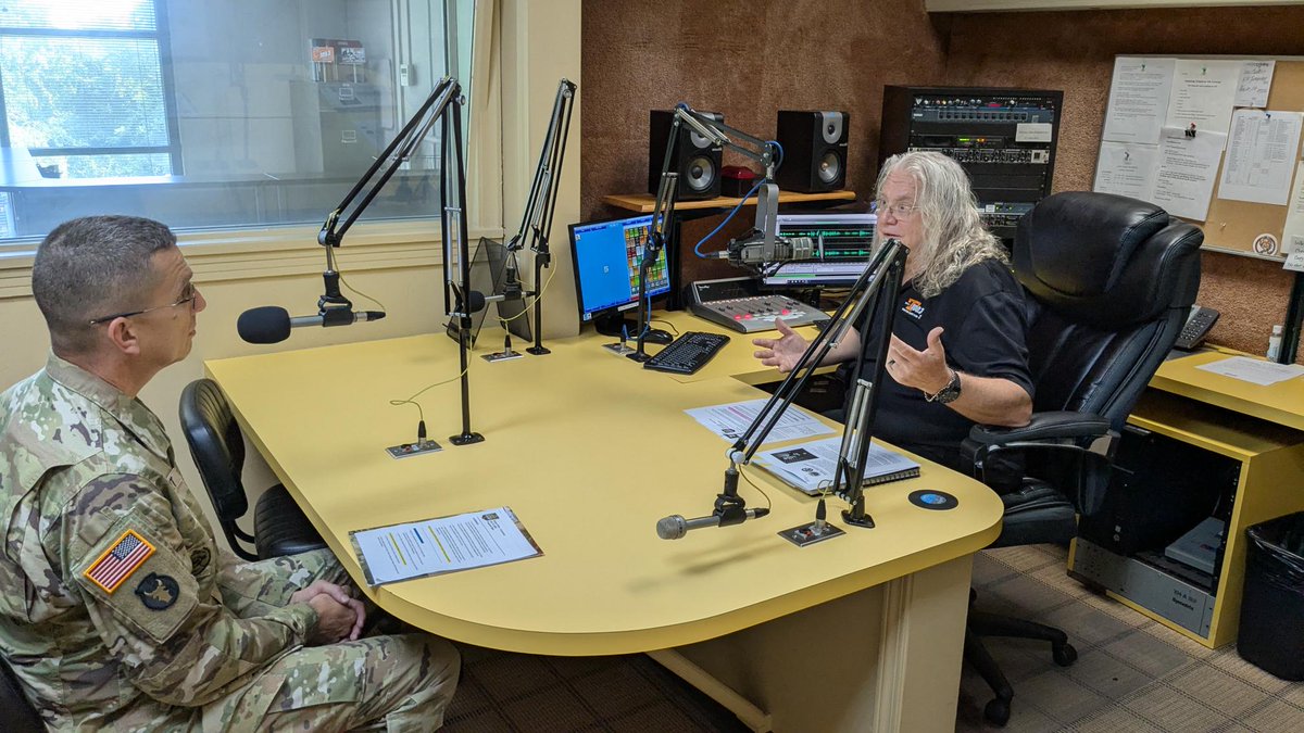 OhioBroadcaster's tweet image. Our second OAB member station visit of the day was to WCLT Radio in Heath, OH! Thank you for so warmly welcoming the team and our partners from @ArmyGuardOhio! #OhioBroadcasters