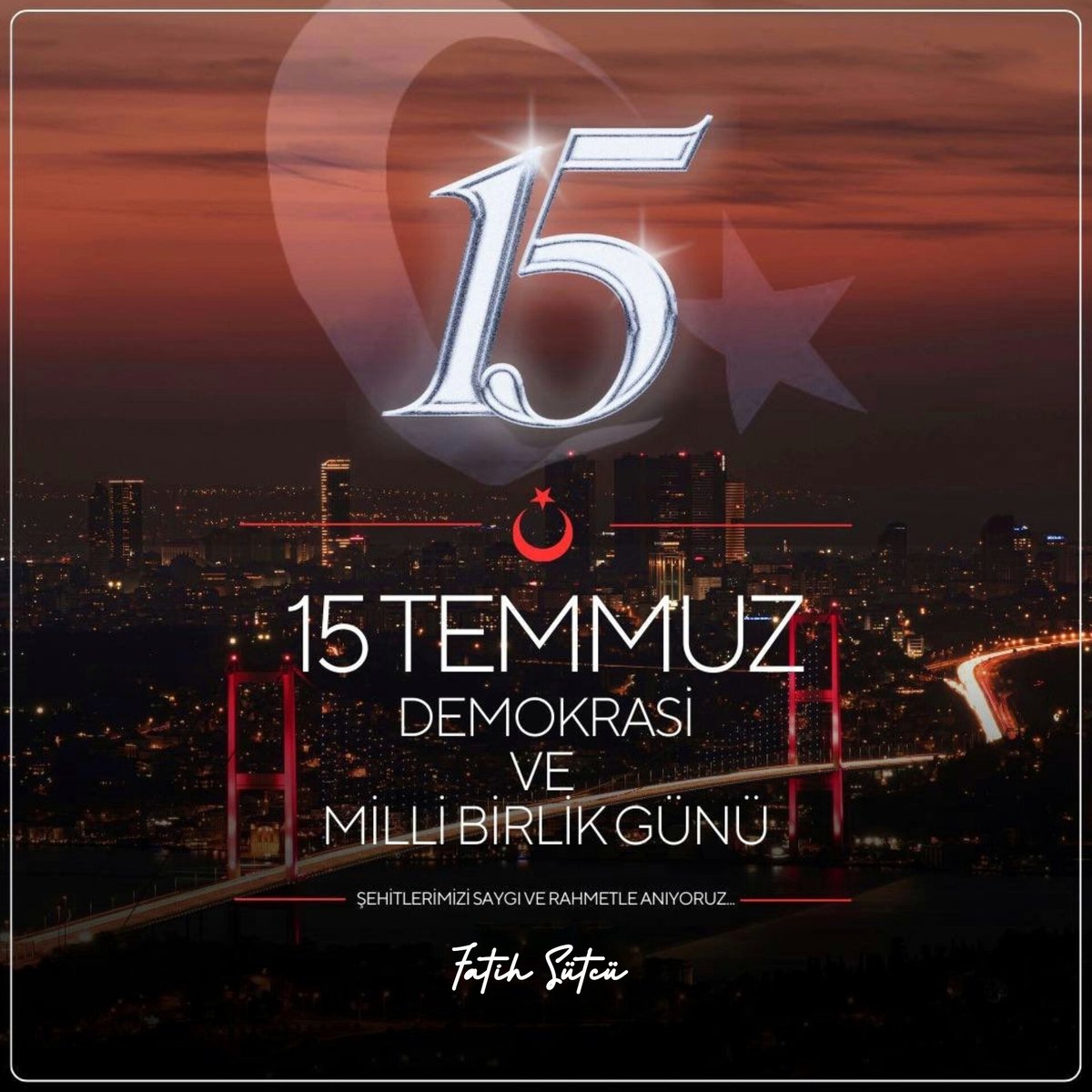 #15TemmuzDestanı
#15TemmuzDemokrasiveMilliBirlikGünü 
#15TemmuzuUnutma