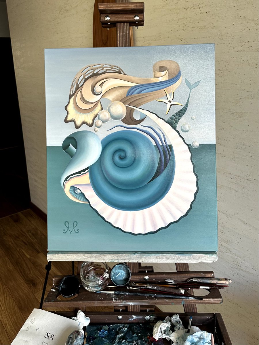 Finally — it’s done! 🥹
This piece that had me struggling (and questioning everything 😅) is now complete.
Sometimes the hardest ones turn out to be the most meaningful💙🎨

#oilpainting  #CreativeProcess #objktcom #AbstractArt #EmotionalArt