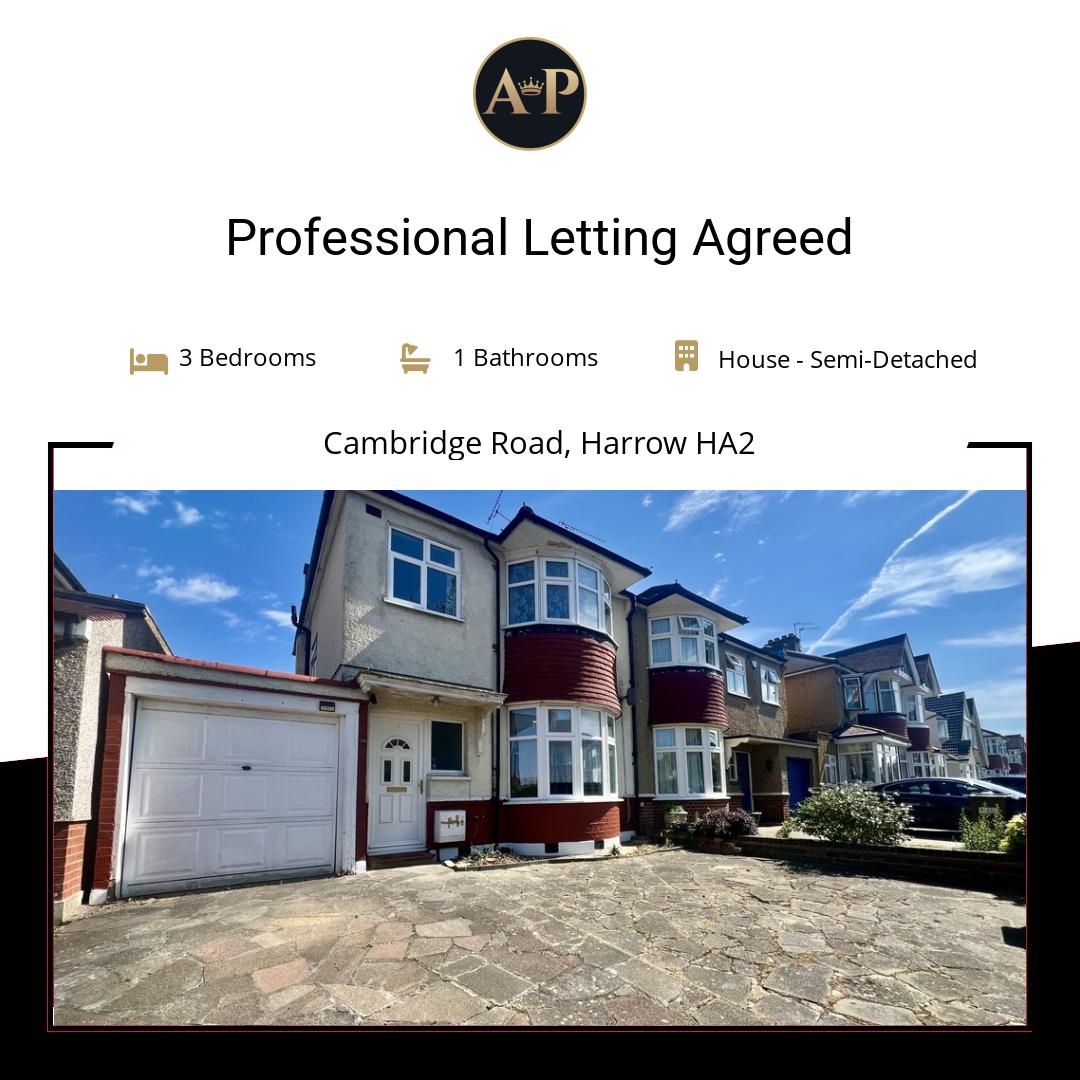 AndrewPearce_10's tweet image. Professional tenants required
Cambridge Road, Harrow House - Semi-Detached £2,400 pcm
psh.pt/g20bjg6
#forsale #Pinner #PinnerLiving #PinnerProperty #PinnerHomes #PinnerLife #HarrowProperty #NorthWestLondon #LocalEstateAgent #PropertyOfTheWeek #JustListed...