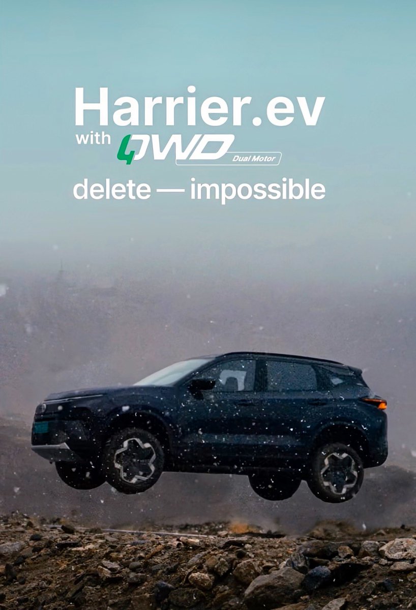 sumitsonal's tweet image. Muscle Meets Mind.

The all-electric @TataMotors Harrier.ev QWD, driven by @Snapdragon .

@Qualcomm