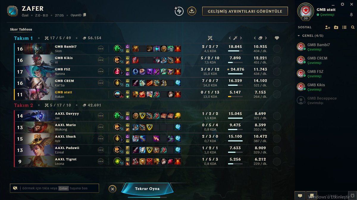 2-0 on lit(dün ss almayı unuttum)