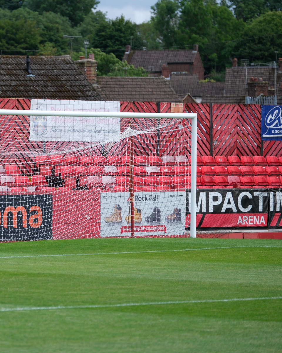 AlfretonTownFC's tweet photo. The stage is set ahead of tonight’s pre-season friendly versus Scunthorpe United. 

Team news will be announced at 7PM. 

#ATFC | #Ofton https://t.co/SWteZdndtj