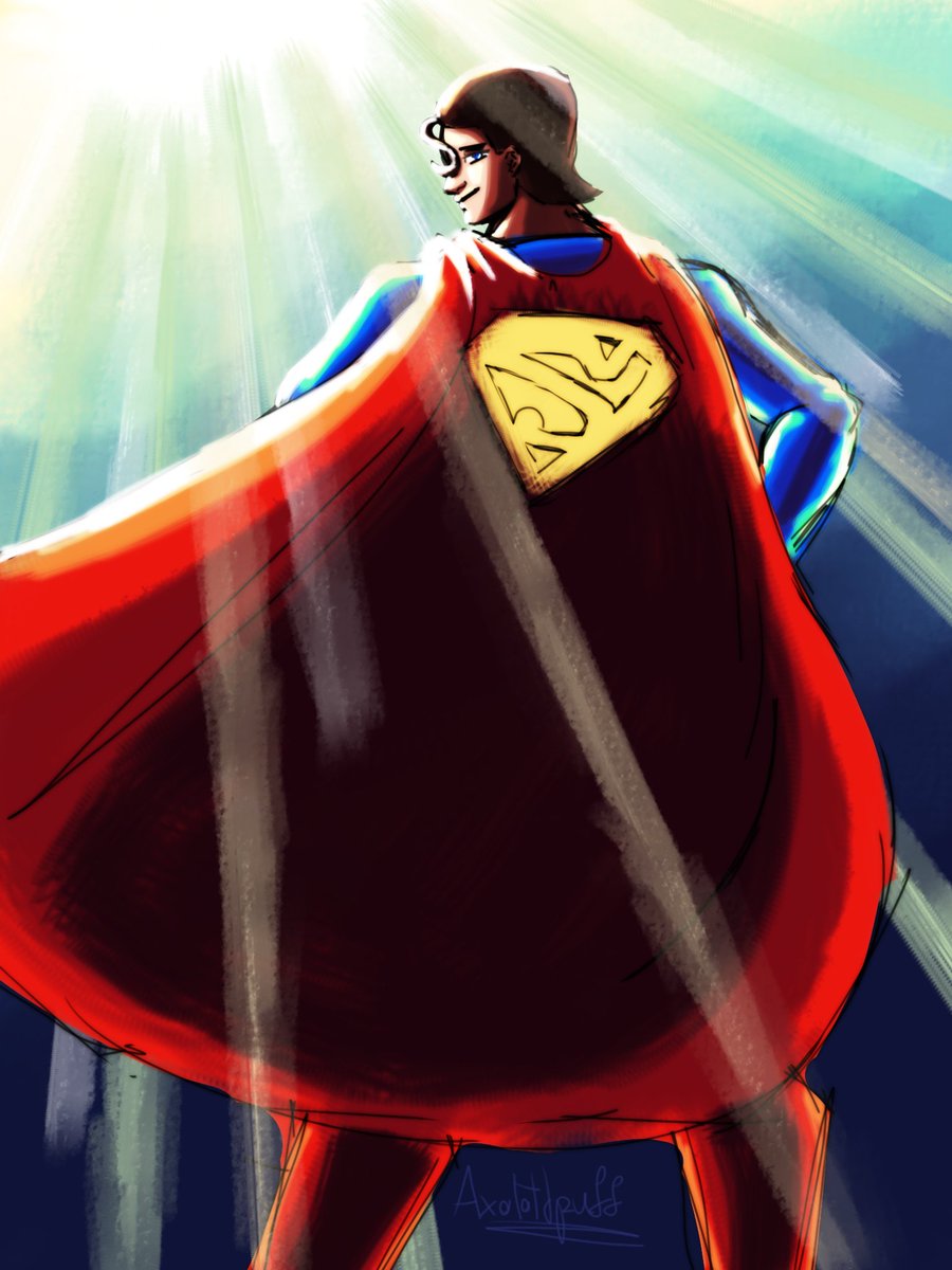 axolotlpuff's tweet image. The Man Of Tomorrow
Superman