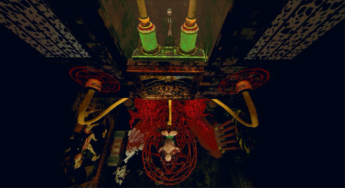 TaintedPact's tweet image. Cooking up something biblical in the church of Rotwood. 🤓 I think level design might be my favorite aspect of game design.
#indiegame #indiegamedev #PSX #survivalhorror
