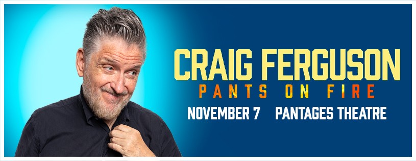 Hennepin Arts (@hennepintheatre) on Twitter photo π£ JUST ANNOUNCED! π£
<a href="/CraigyFerg/">Craig Ferguson</a>: Pants on Fire
π₯ The multiple Grammy nominated, Peabody and Emmy Award-winning actor, writer, producer, director and comedian on film, television and stage!
π
Nov. 7
π Pantages Theatre
ποΈ bit.ly/3GIzjhK
#Comedy #Laughs #Minneapolis π£ JUST ANNOUNCED! π£
<a href="/CraigyFerg/">Craig Ferguson</a>: Pants on Fire
π₯ The multiple Grammy nominated, Peabody and Emmy Award-winning actor, writer, producer, director and comedian on film, television and stage!
π
Nov. 7
π Pantages Theatre
ποΈ bit.ly/3GIzjhK
#Comedy #Laughs #Minneapolis
