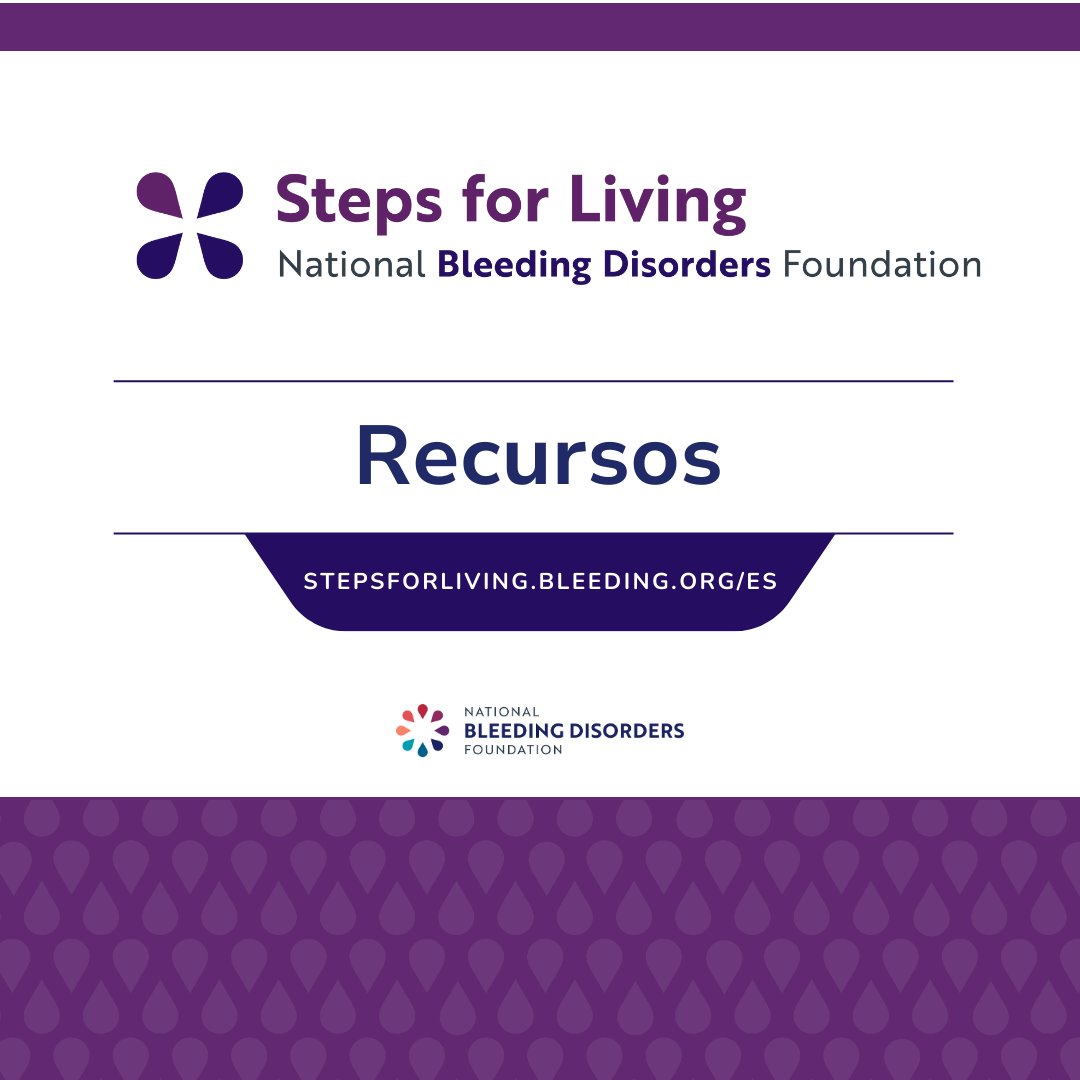 ¡Vive tu mejor vida con confianza! Desde consejos de seguridad hasta listas de verificación para infusiones, Steps for Living tiene todo lo que necesitas para navegar la vida diaria con un trastorno hemorrágico de sangrado.

🔗 Explora más: bit.ly/4li81hD