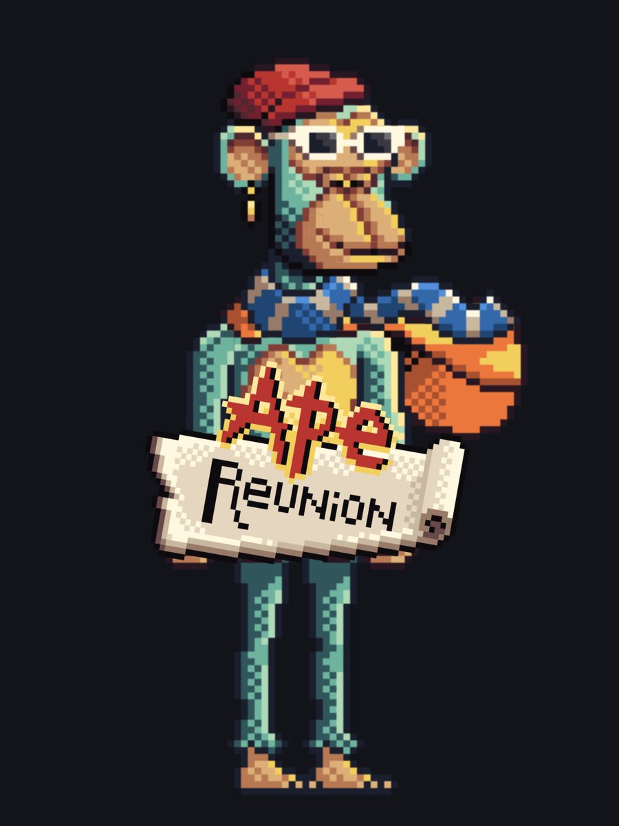GIGA (@web3reunion) on Twitter photo TODAY, Rebel Faction <a href="/ApeReunion/">Ape Reunion</a> is giving away one UnRevealed Species in celebration of Union64's founding In-Game and IRL! #GetRSP
Repost, Tag Real Ones! 🔥 Follow @BHarry319 and set a reminder for todays space! See you in the Alley!
Bonus Entry: See pinned post 👀 TODAY, Rebel Faction <a href="/ApeReunion/">Ape Reunion</a> is giving away one UnRevealed Species in celebration of Union64's founding In-Game and IRL! #GetRSP
Repost, Tag Real Ones! 🔥 Follow @BHarry319 and set a reminder for todays space! See you in the Alley!
Bonus Entry: See pinned post 👀