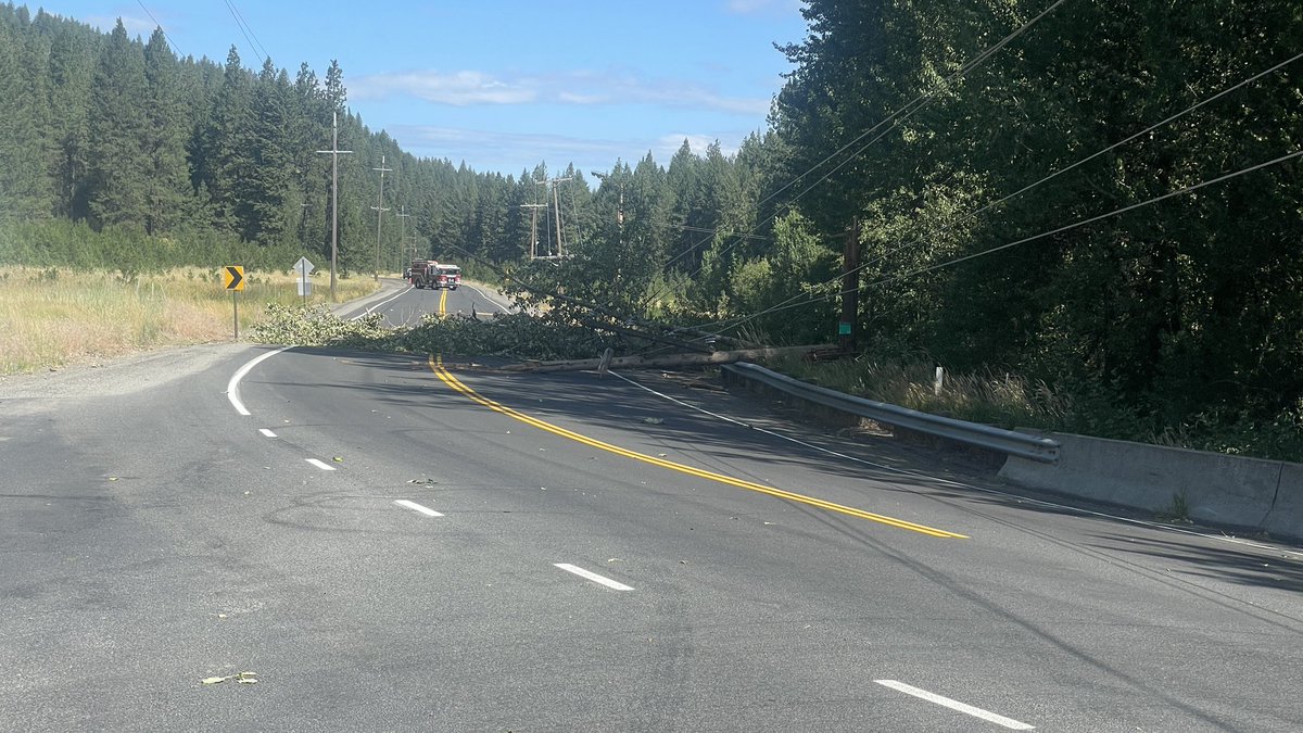 spokaneco8_3711's tweet image. Traffic Alert! 7/15/2025 10a Dishman-Mica at Madison closed