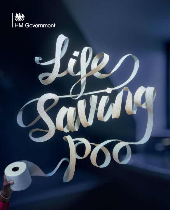 The NHS is asking everyone who’s sent a kit to complete it.
The kit could save your life.
It detects bowel cancer early, before you notice anything wrong.
A few simple steps and a tiny sample.
Put it by the loo. Don’t put it off. Your next poo could save your life.