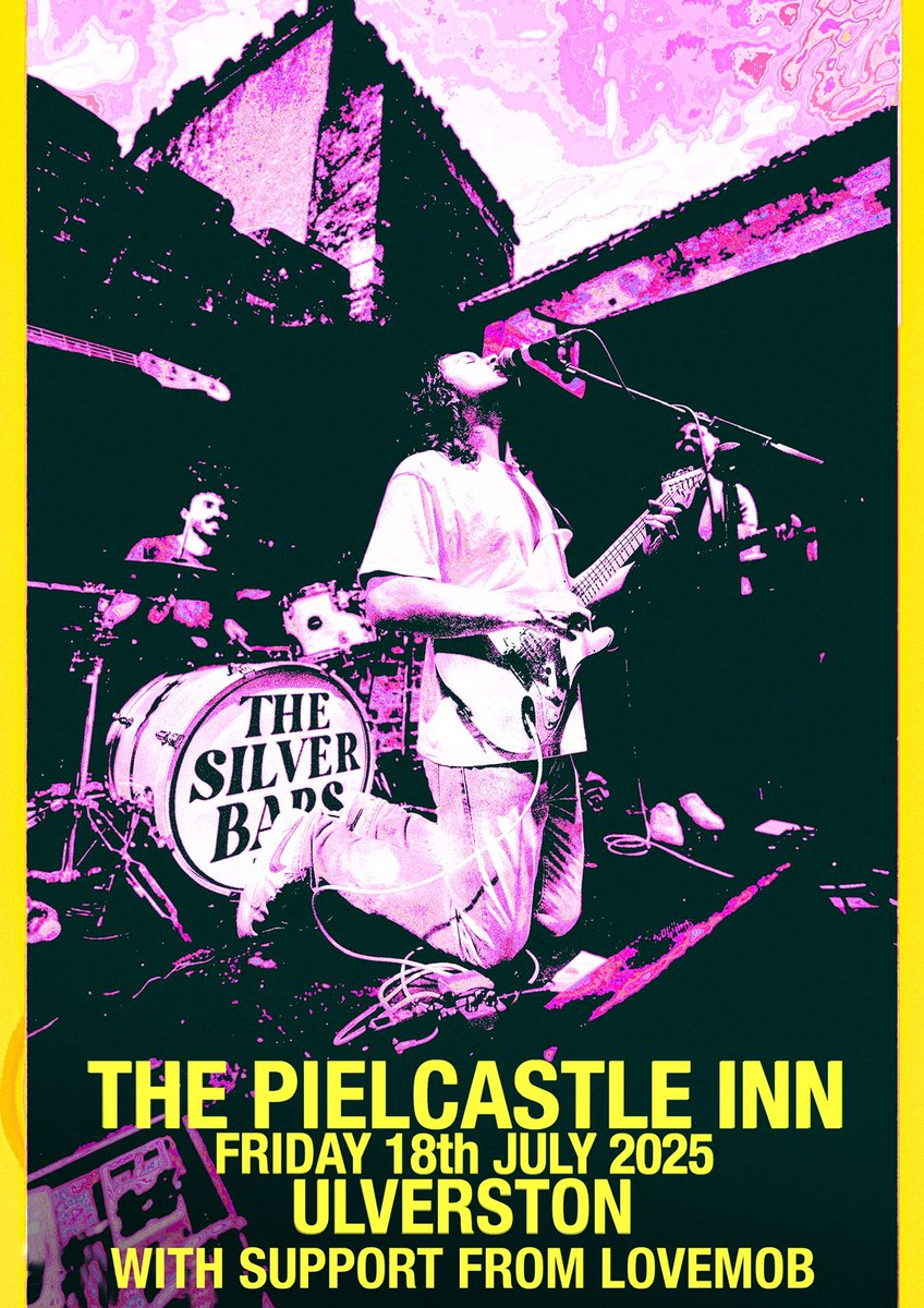 🚨NEXT GIG - THIS FRIDAY🚨

We’re headlining The Piel Castle in Ulverston for the first time in years, so we think a good old fashioned knees up is well overdue🕺🏼 

We’re excited to have new band on the scene LOVEMOB joining us as support for their debut gig too!🙌
🔔FREE ENTRY🔔