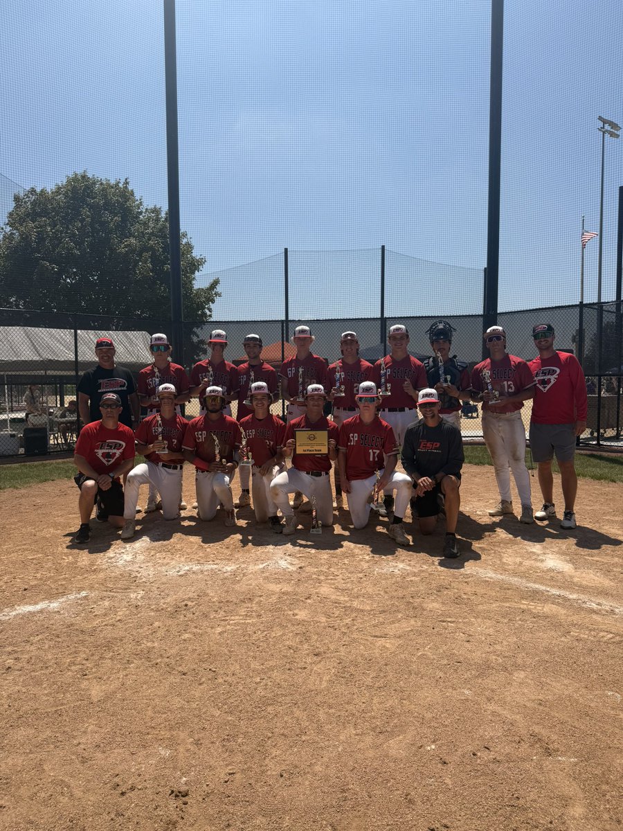 Congratulations to ESP Select Black 2028! They took 1st place in gold! We are all so proud of you!!