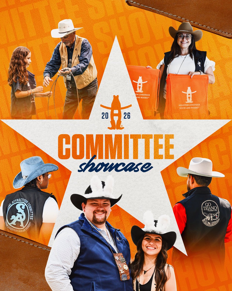RODEOHOUSTON's tweet image. This is your sign to join the Rodeo volunteer family 🧡
Stop by the Committee Showcase on Aug. 9 to meet with current volunteers and learn about joining committees like Ag Education, Lamb & Goat Auction, Ranch Sorting, Speakers and more » htx.rodeo/committeeshowc…