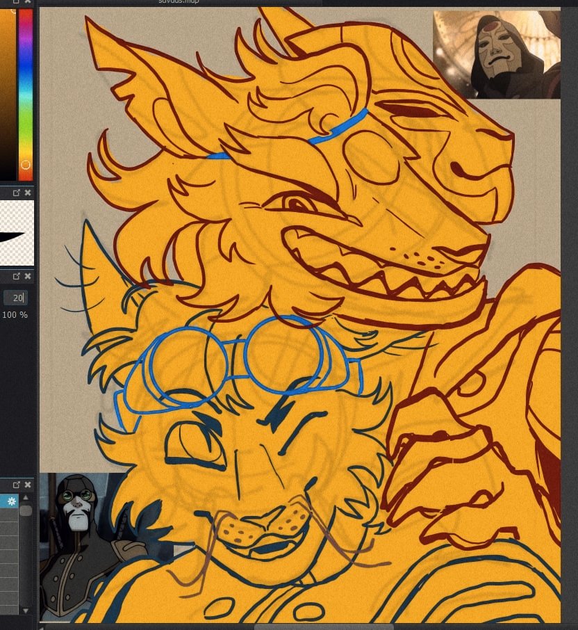 may_day_del's tweet image. Has anyone ever drawn Amon and Lieu as furries?
bc I may have an idea 🐾..
#WIP #tlok #Furry #Anthro