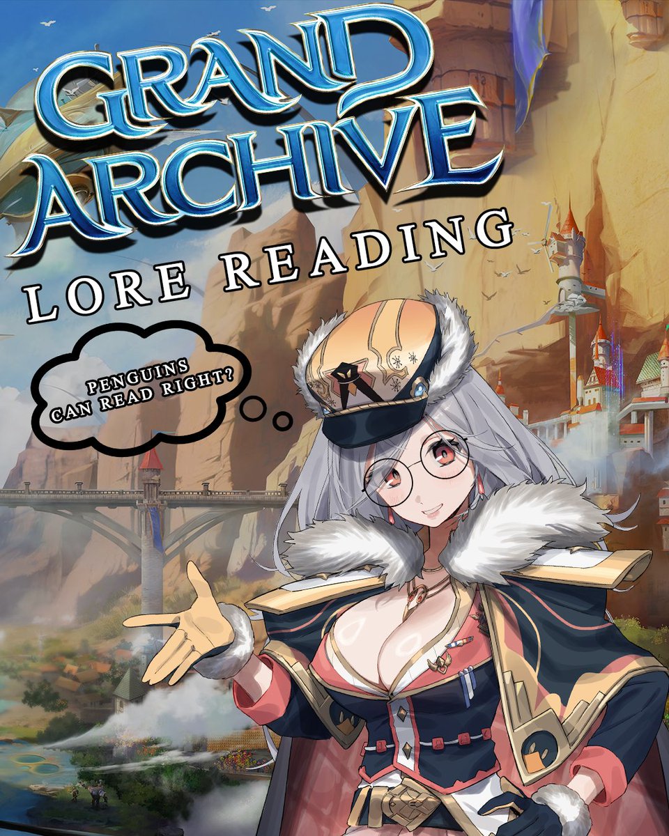 ShokuWaddles 🧊🐔 (@shokuwaddles) on Twitter photo Always wanted to learn about the Grand Archive Lore and are like me who has an attention span of a goldfish 🫠 I GOT YOU! 
I'll be reading the GA lore tonight on stream at 7pm PDT 🫡 I'll be asking chat to help me find flavor text on cards with each world we read about  🥰 Always wanted to learn about the Grand Archive Lore and are like me who has an attention span of a goldfish 🫠 I GOT YOU! 
I'll be reading the GA lore tonight on stream at 7pm PDT 🫡 I'll be asking chat to help me find flavor text on cards with each world we read about  🥰
