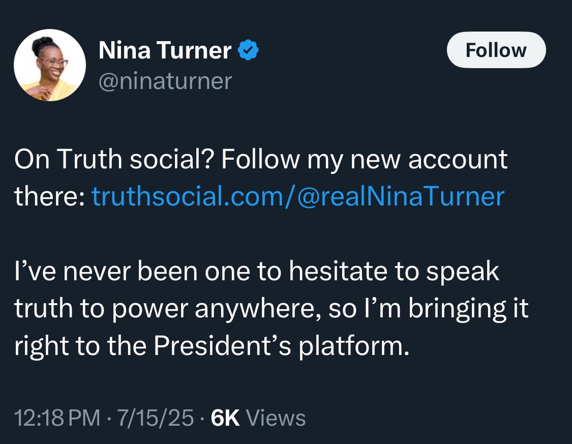 I told you that Miss “Hello Somebody” was MAGA.
