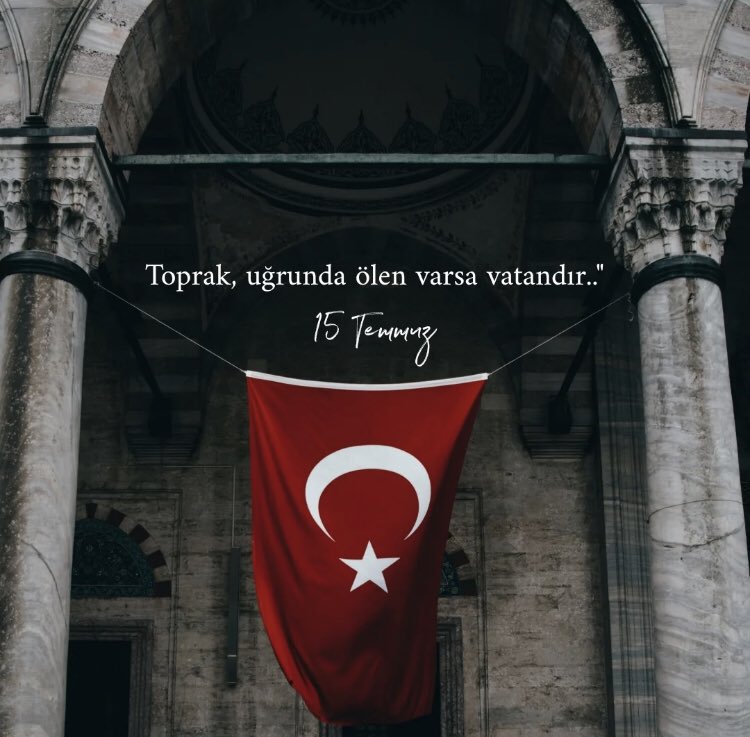 Geçmişten bugüne tüm şehitlerin ruhları şâd olsun.