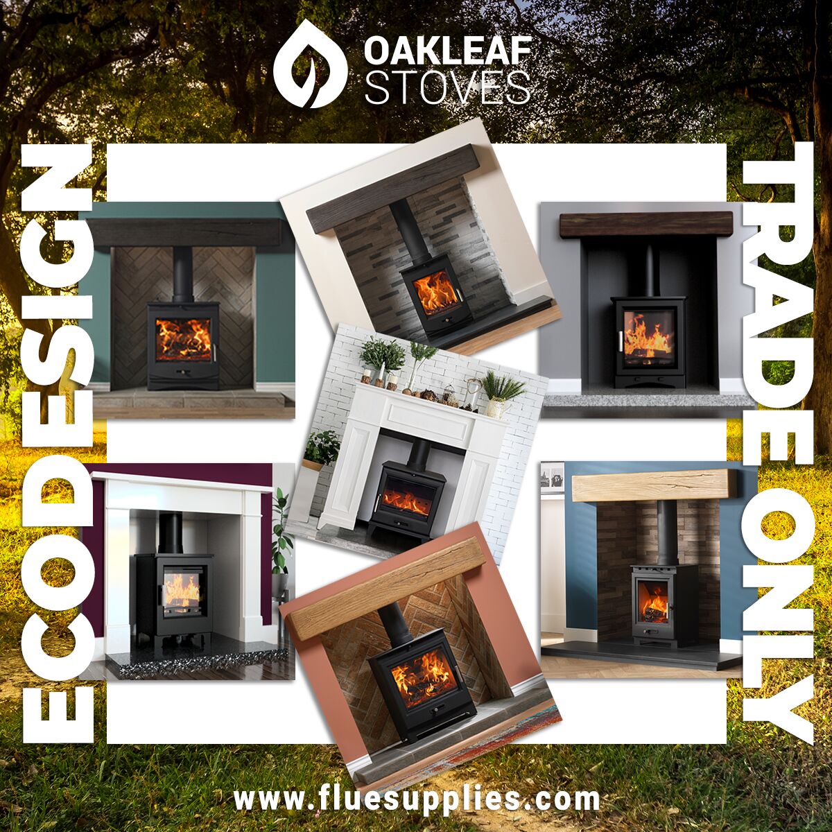 🌳 Take advantage of our special trade pricing on bulk orders of the Oakleaf Stoves Collection. Contact your Area Sales Manager for further information and prices or login to your trade account to order today: fluesupplies.com/oakleaf-stoves #oakleafstoves #ecodesign #sustainableheating