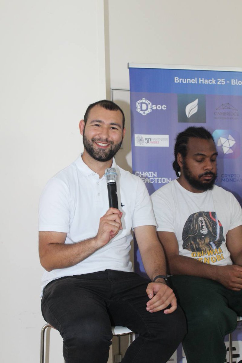 bit10startup's tweet image. What a weekend at Brunel Hack 25! 🤯⚡️
Brunel Hack 25 brought together builders, founders & students for a two-day blockchain hackathon & festival at Brunel University London, and BIT10 was right in the mix!
Our CEO @ZeyaTheZeya not only presented BIT10 Crypto Index Funds but…