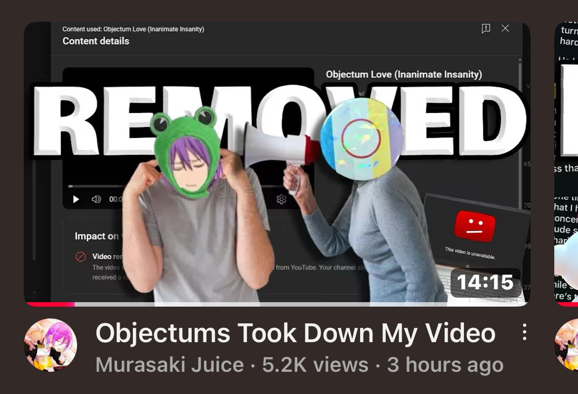 spectacularjac's tweet image. What's happening to @murasakijuice is just disgusting, abusing of the copyright just because someone doesn't agree with you is honestly stupid, everyone please let's show him support and stand up for him✊️
#IstandwithMurasaki
