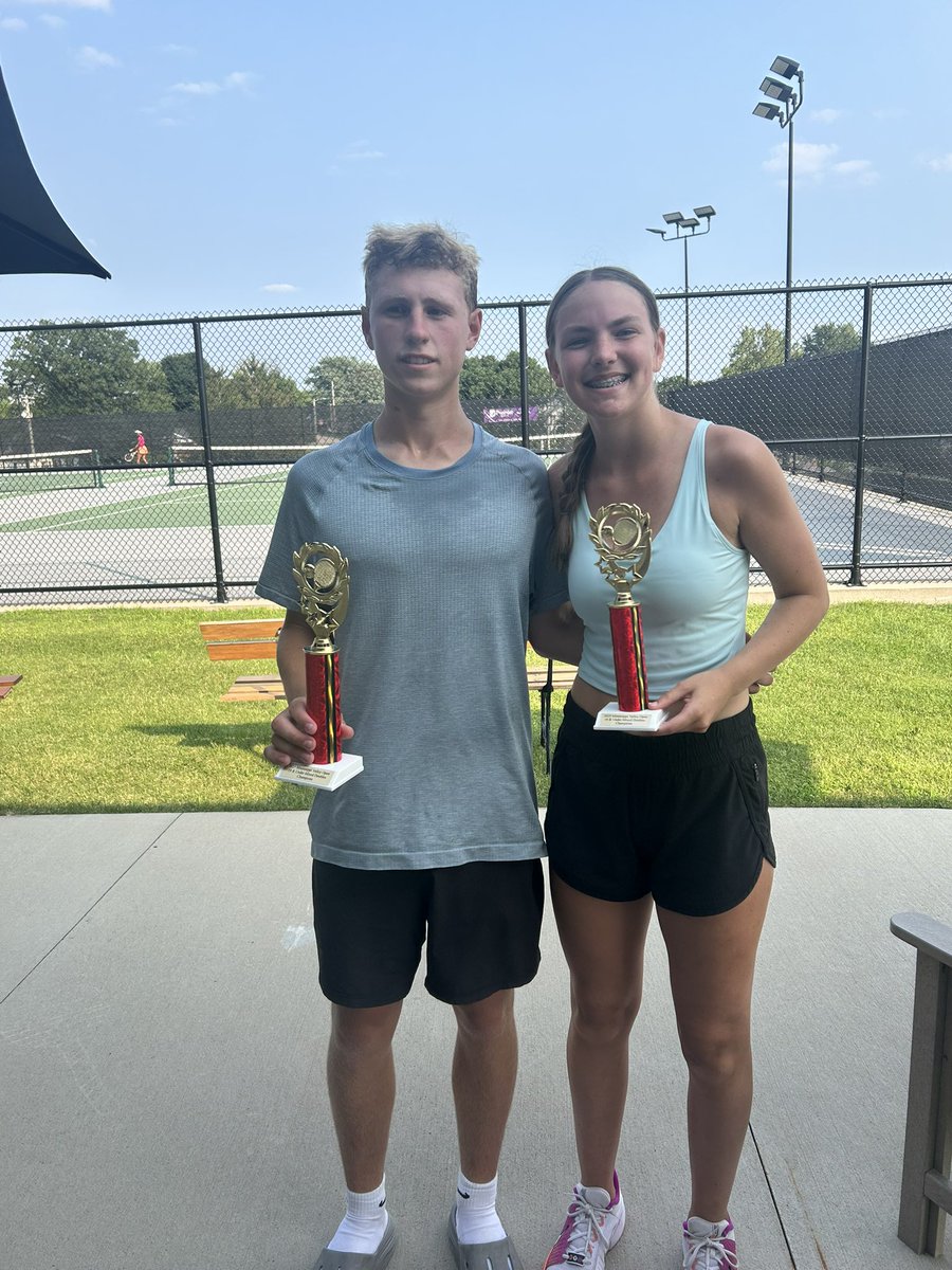 Cedar Falls Women’s Tennis (@cftigerstennis) on Twitter photo Mackenzie Sagers back at it! Played ITA’s Saturday, Mississippi Valley Mixed champions Sunday with Ben Smalley and now winning not only 18u championships in singles today but also the Carter Giese Sportsmanship Award. GO Tigers!!!
<a href="/CFHSGoTigers/">CFHS Athletics and Activities</a> <a href="/CF_Booster/">Cedar Falls Tiger Booster Club</a> Mackenzie Sagers back at it! Played ITA’s Saturday, Mississippi Valley Mixed champions Sunday with Ben Smalley and now winning not only 18u championships in singles today but also the Carter Giese Sportsmanship Award. GO Tigers!!!
<a href="/CFHSGoTigers/">CFHS Athletics and Activities</a> <a href="/CF_Booster/">Cedar Falls Tiger Booster Club</a>
