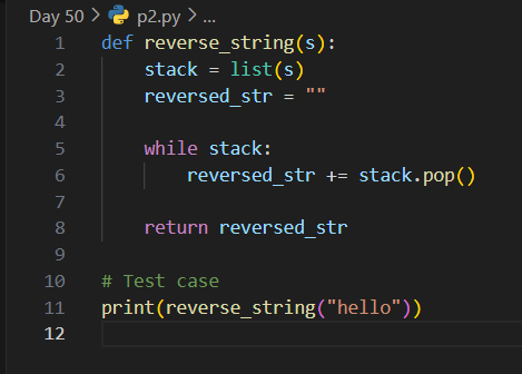 AnshumanSparsh's tweet photo. ✅ Day 50 / 100 – #100DaysOfCode
HALFWAY THERE! 🏁💻
Today I tackled stack & queue patterns in Python:
🔹 Checked balanced parentheses
🔹 Reversed strings with stack
🔹 Simulated queues (FIFO)
🔹 Found first non-repeating characters
#Python #buildinpublic #DataStructures #100DOC https://t.co/di5Rs6k3pJ