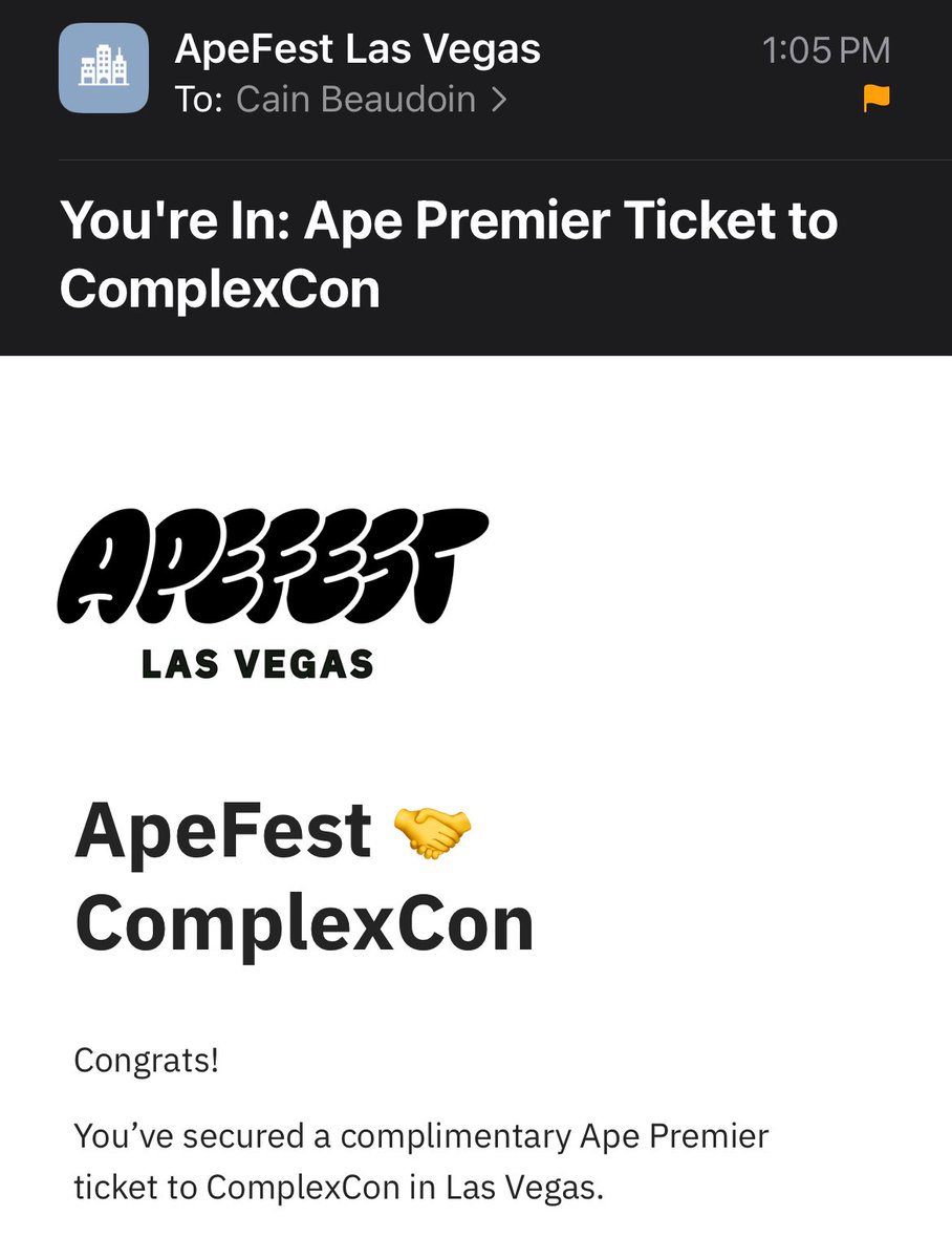 CainBd's tweet image. I'm all about collecting, and @ComplexCon is the place to be. Huge thanks to @BoredApeYC & @apecoin for the tickets! 🔥